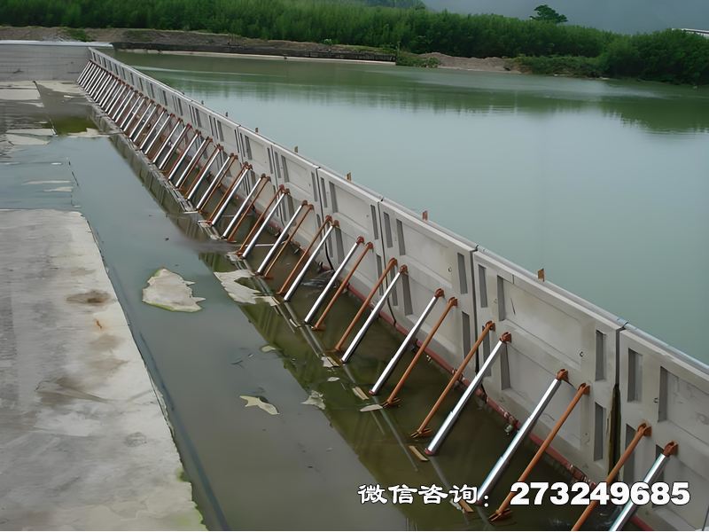 西市河道生态补水坝